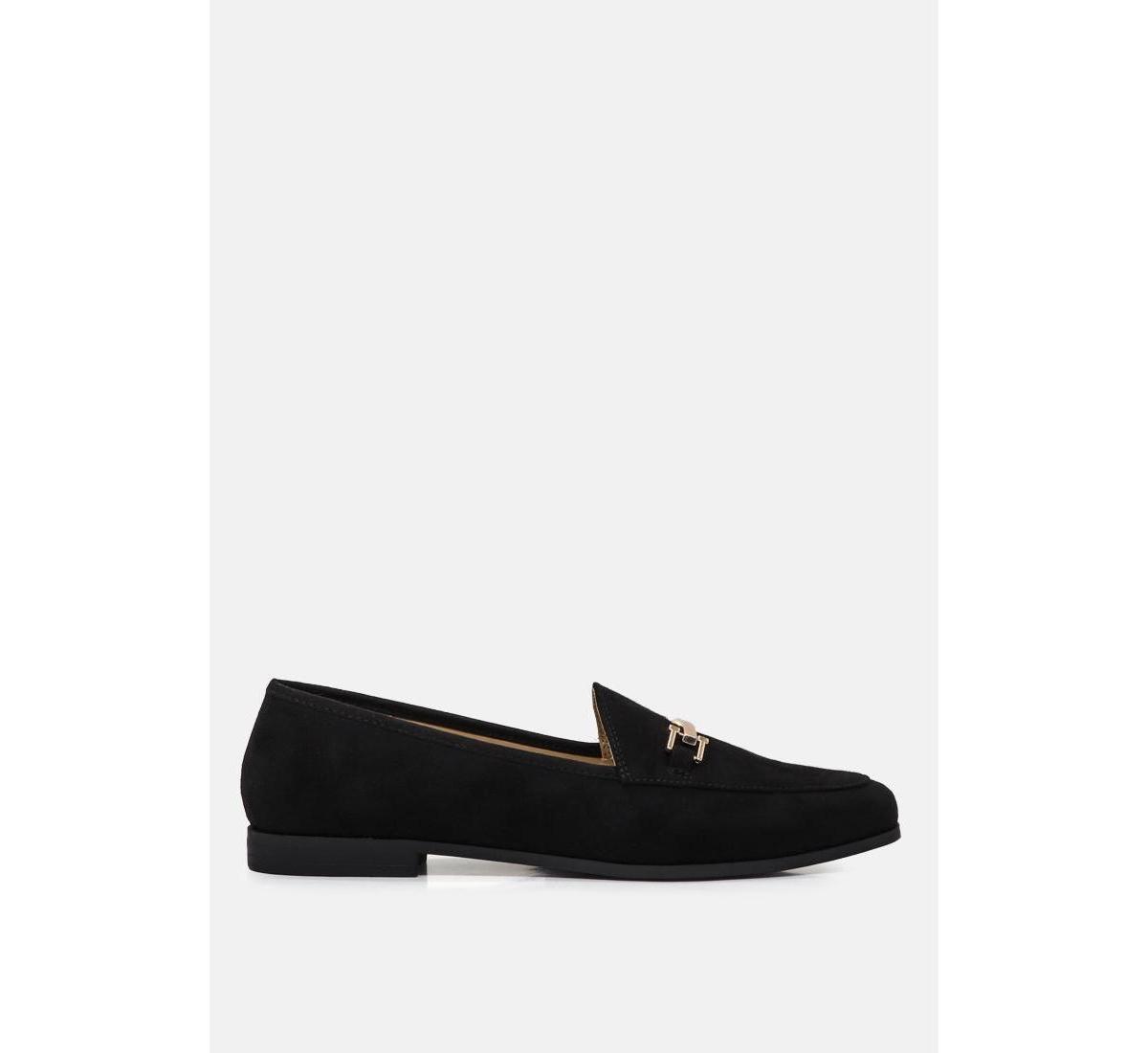 Womens zaara solid faux suede loafers product image