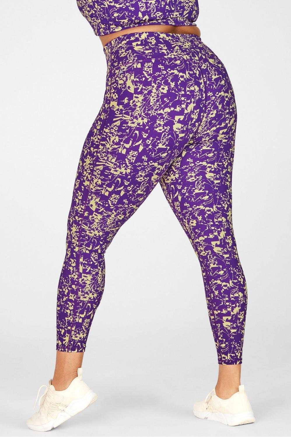 Fabletics Anywhere High-Waisted Legging Womens Floral Breakdown plus Size 4X Product Image