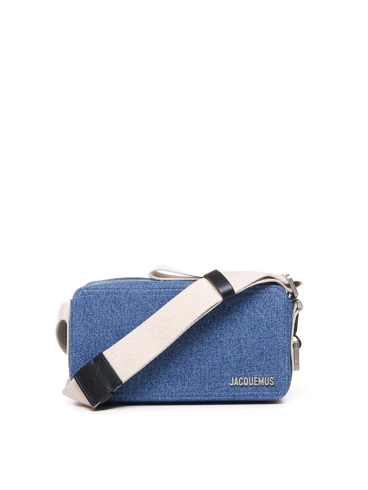 JACQUEMUS Horizontal La Cuerda Bag In Blue Product Image