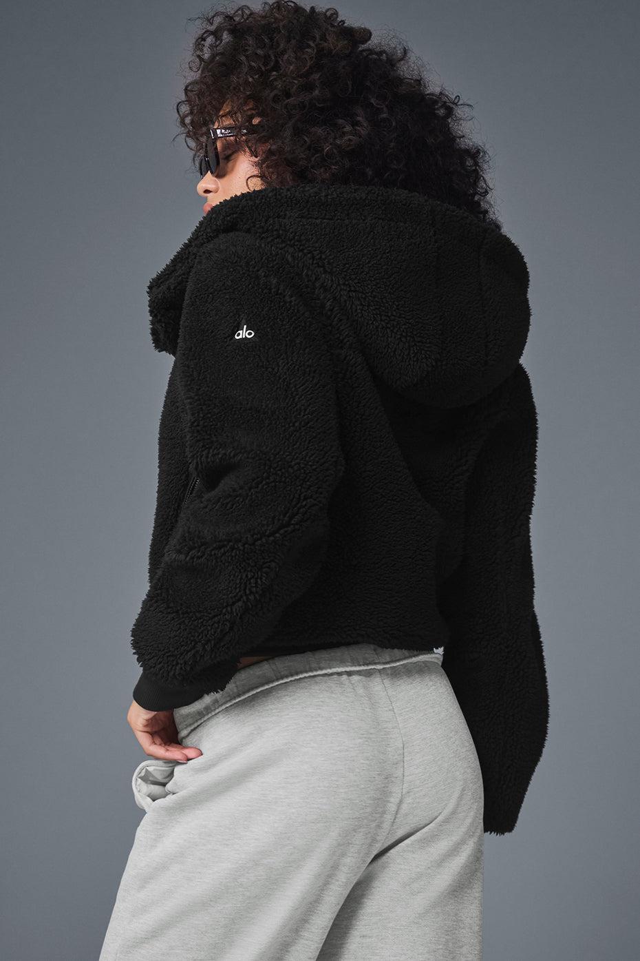 Foxy Sherpa Jacket - Black Product Image