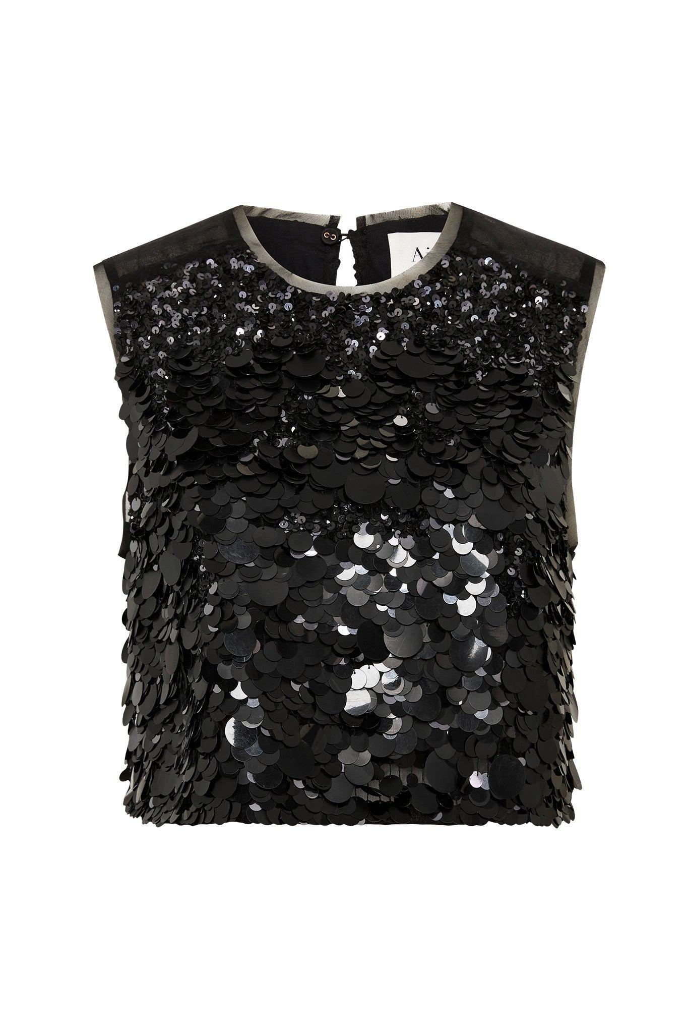 Celeste Sequin Shell Top Product Image