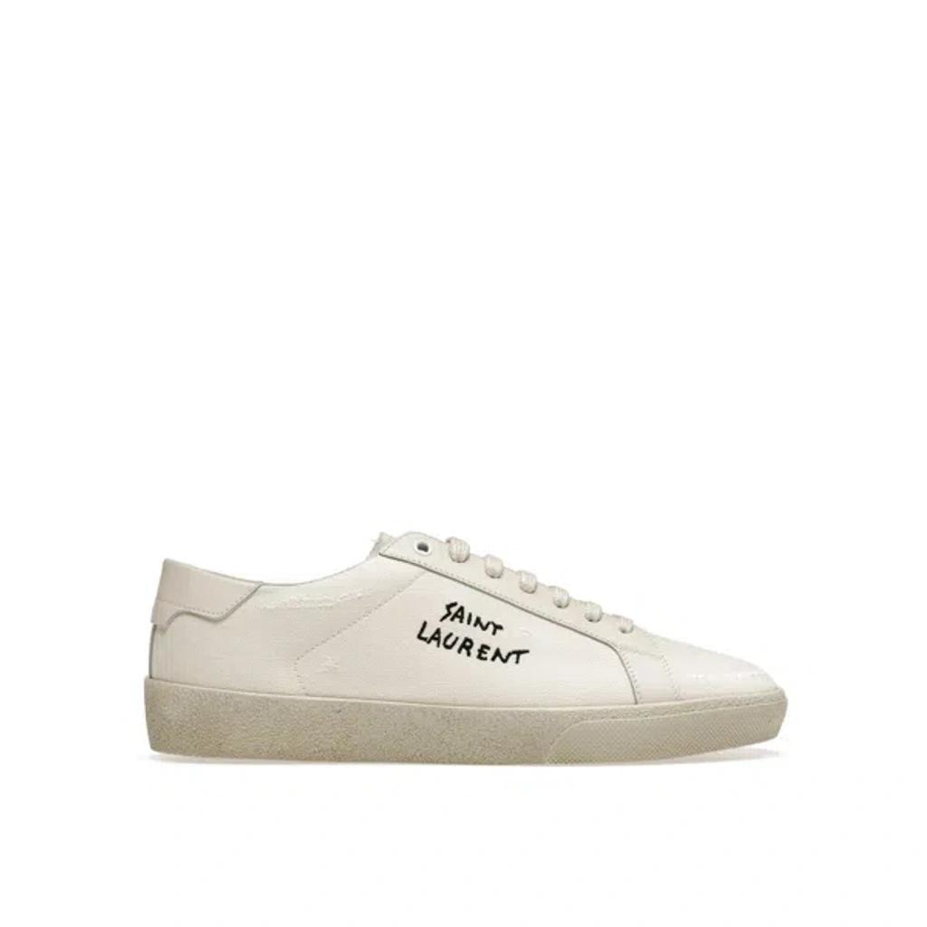 Men's Sl/06 Canvas Embroidered Logo Sneakers In White Product Image