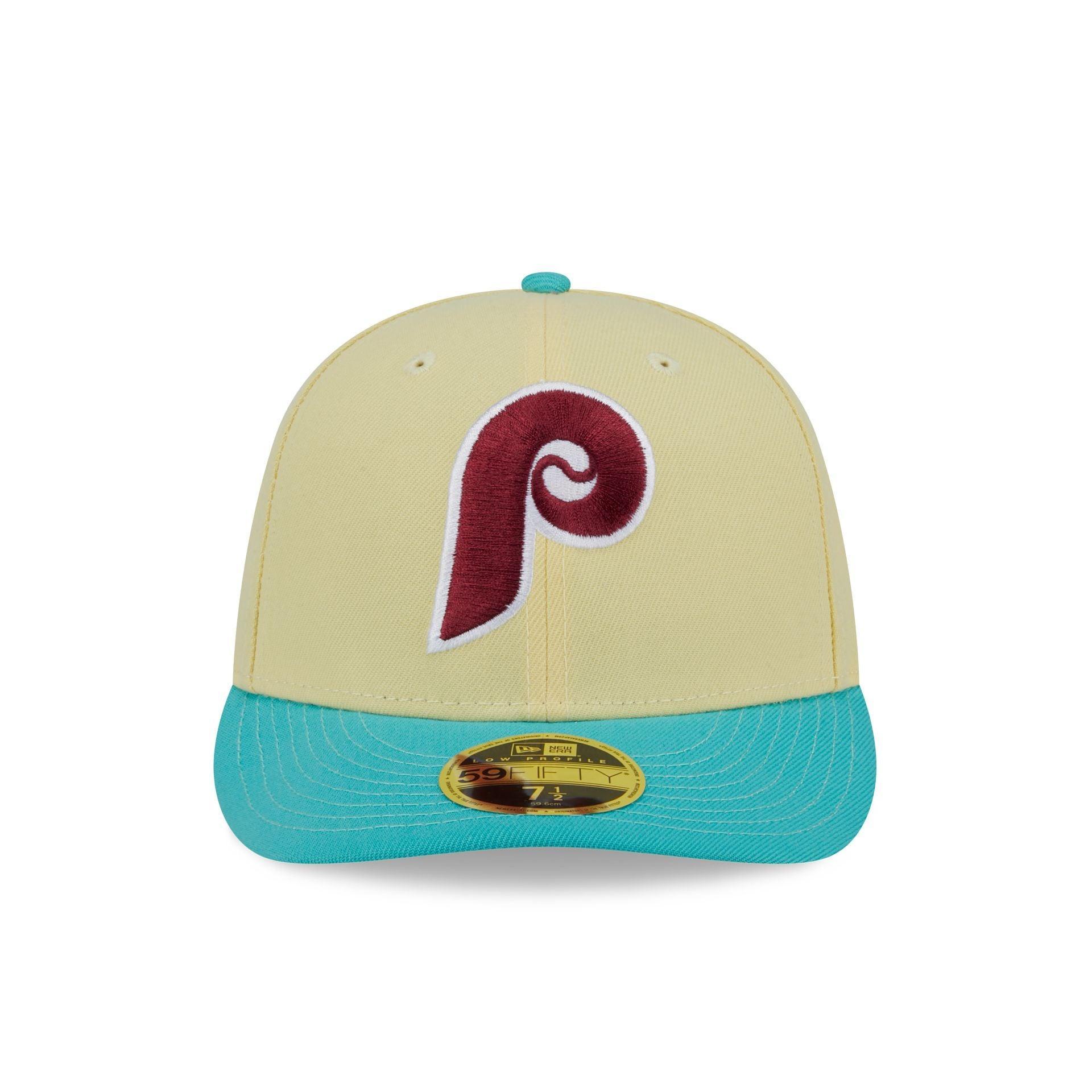 Philadelphia Phillies Soft Yellow Low Profile 59FIFTY Fitted Hat Male Product Image