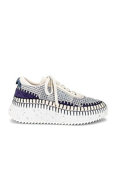 Womens Nama Mixed Media Platform Sneakers Product Image