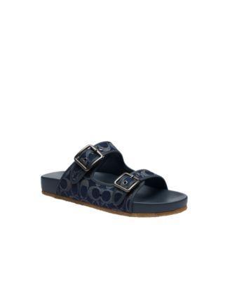 Men's Denim Buckle Strap Sandal Product Image