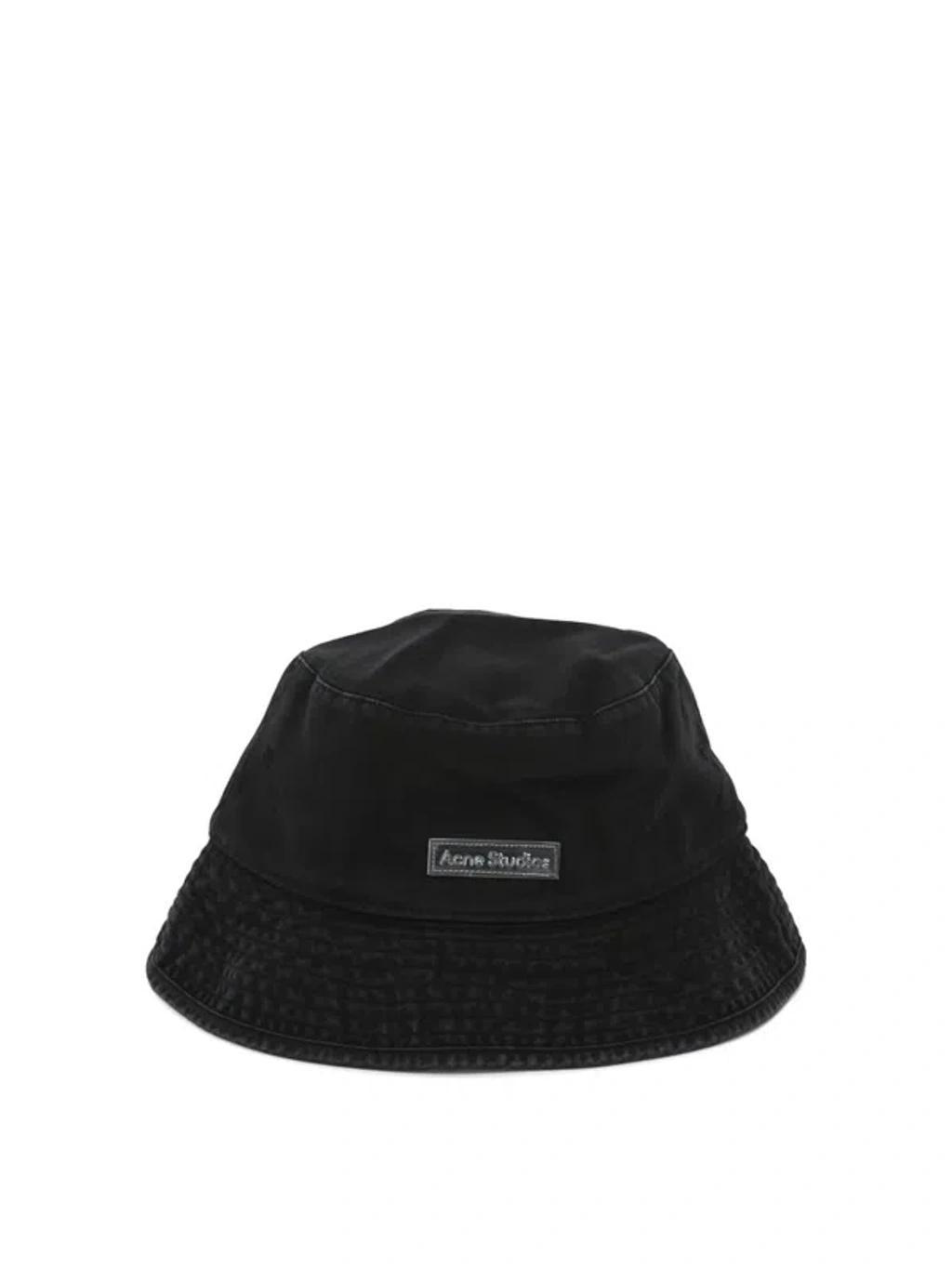 Twill Bucket Hat In Black Product Image