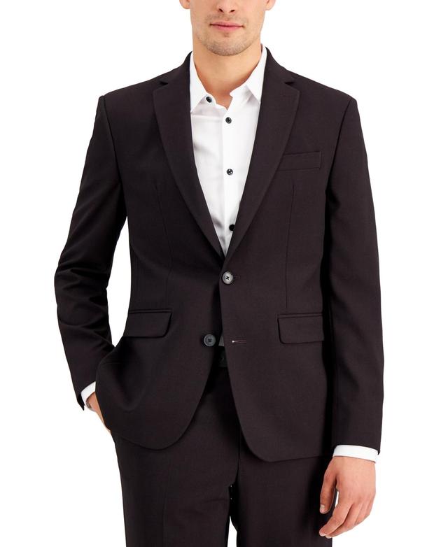 I.n.c. International Concepts Mens Slim-Fit Burgundy Solid Suit Jacket, Created for Macys Product Image