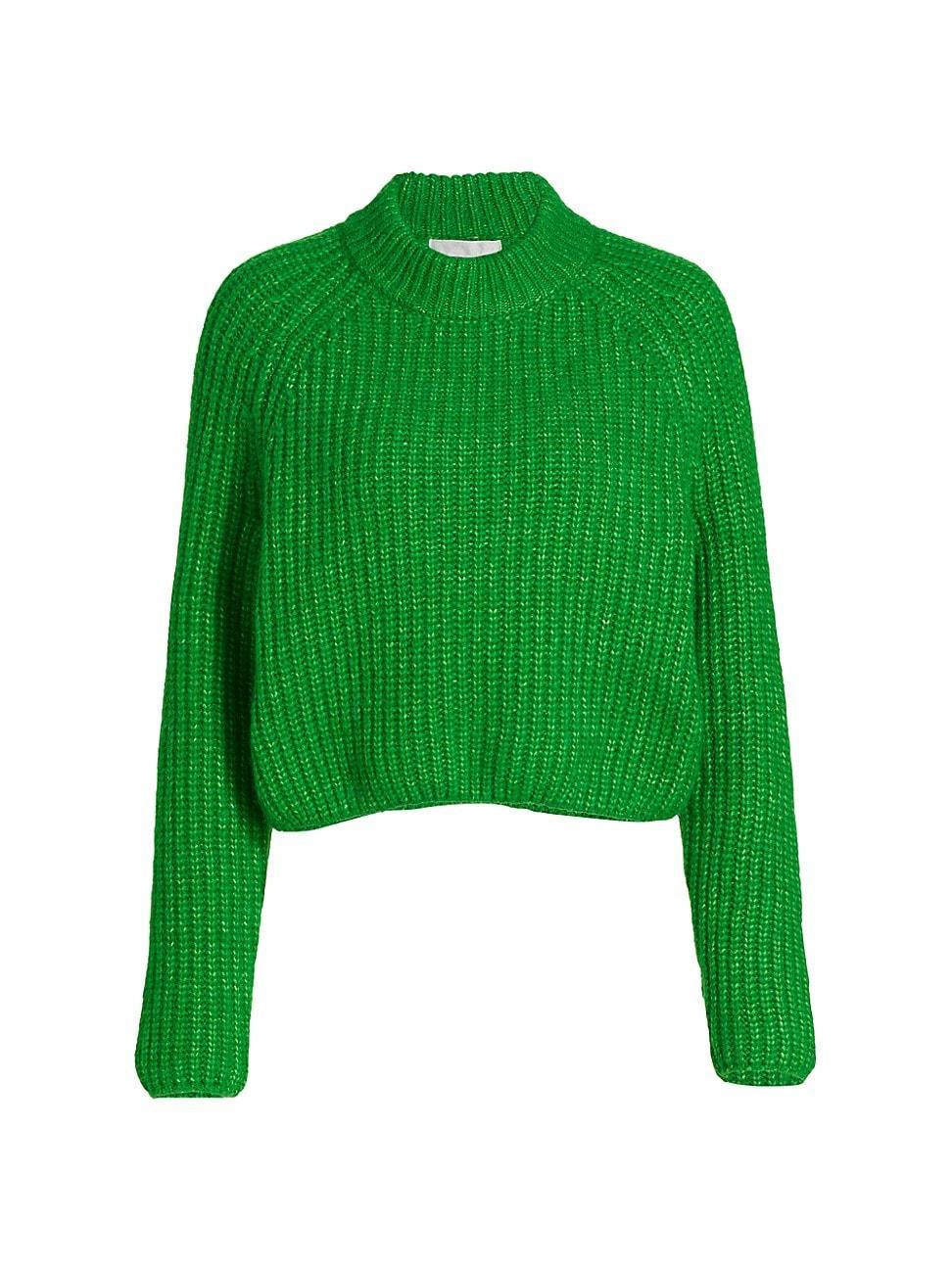 Womens Shaker-Stitch Sweater Product Image