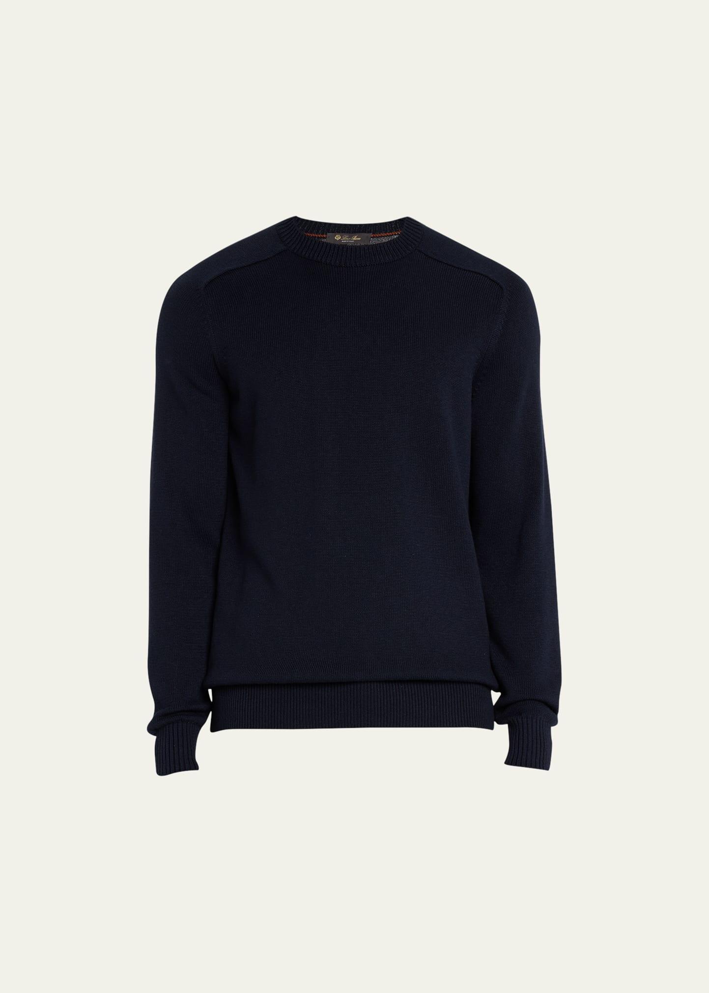 Mens Warwik Cotton-Silk Crewneck Sweater Product Image