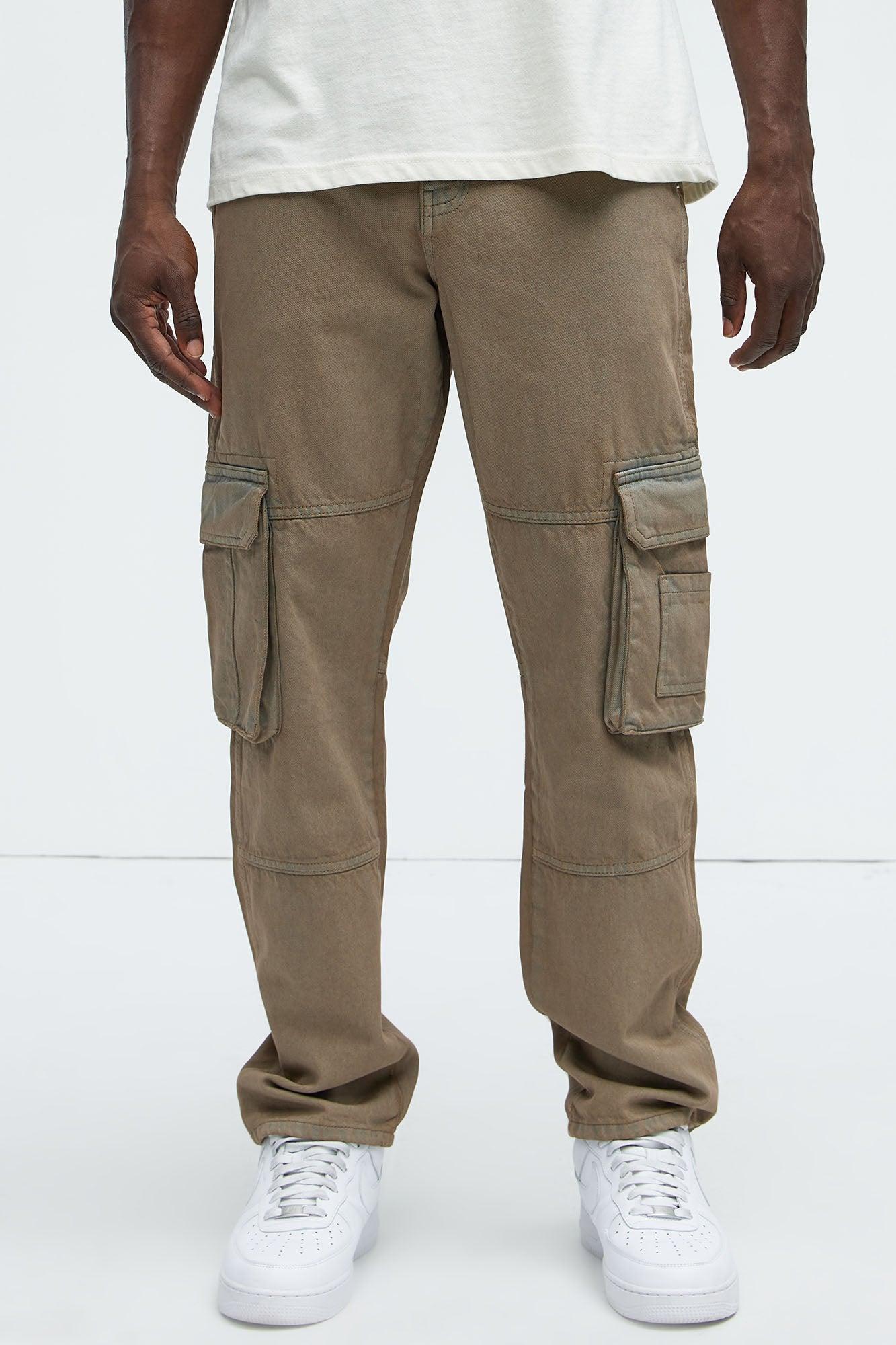 Mark Cargo Jeans - Grey Mineral Wash Product Image