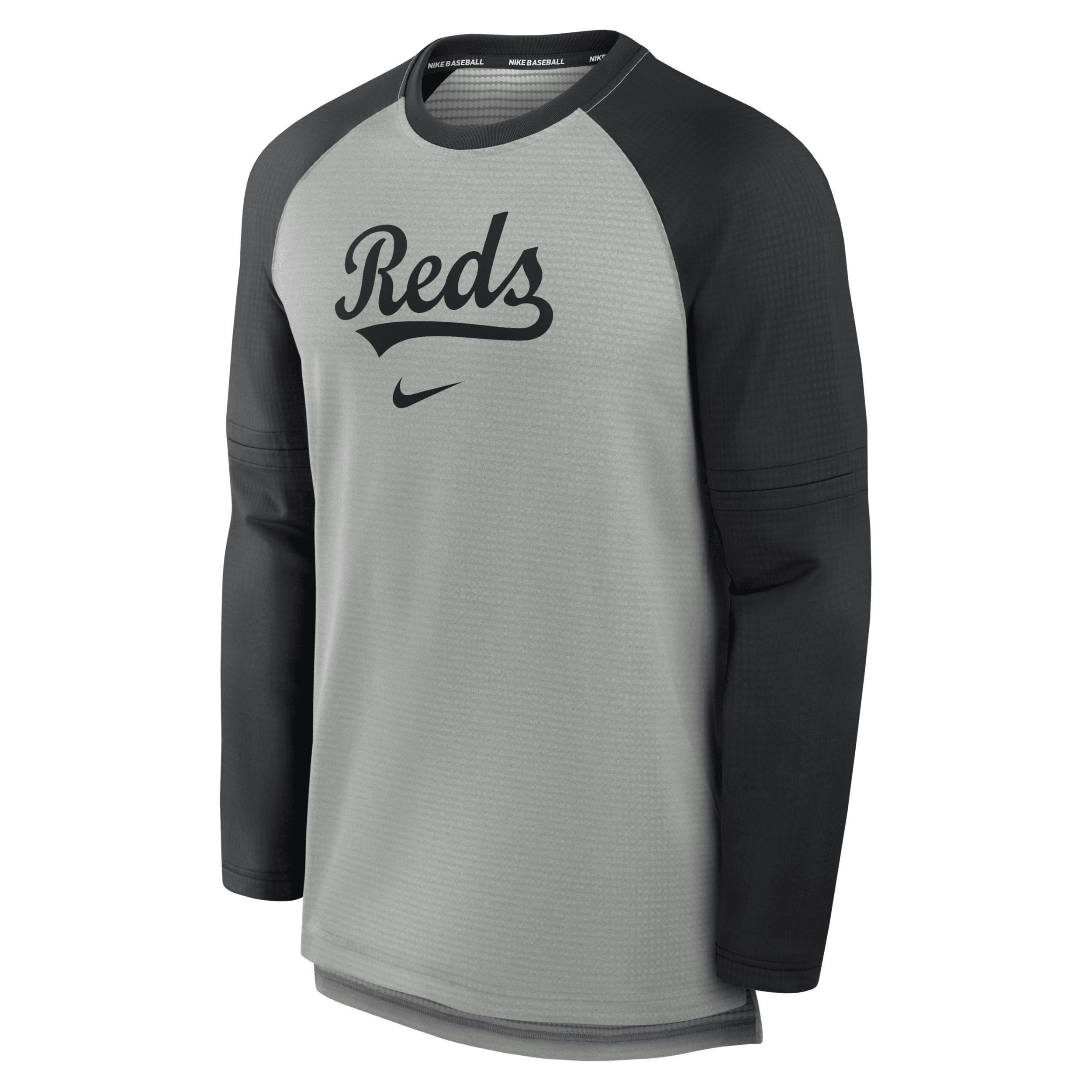 Boston Red Sox Authentic Collection Game Time Nike Men's Breathe MLB Long-Sleeve T-Shirt Product Image