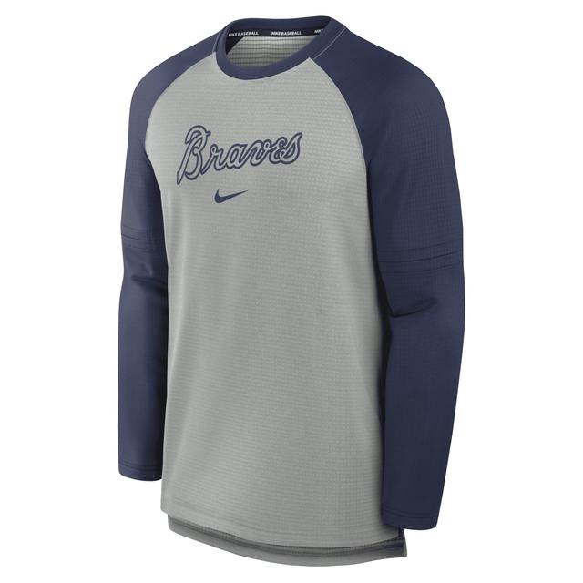 Atlanta Braves Authentic Collection Game Time Nike Men's Breathe MLB Long-Sleeve T-Shirt Product Image