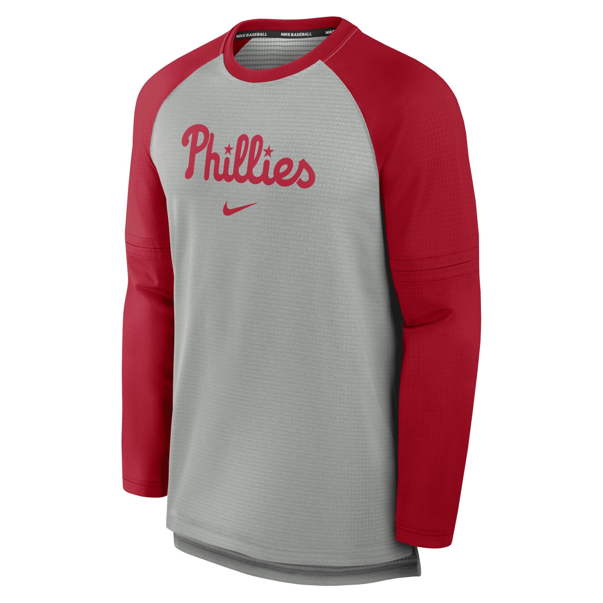 Philadelphia Phillies Authentic Collection Game Time Nike Mens Breathe MLB Long-Sleeve T-Shirt Product Image