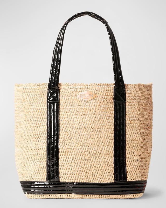 Large Raffia Shopper Tote Bag Product Image