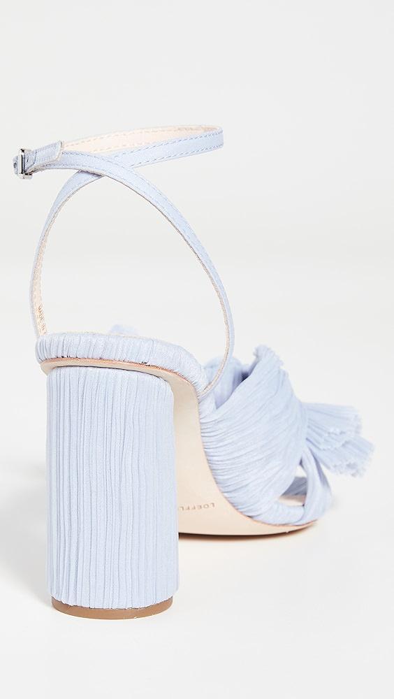 Loeffler Randall Camellia Pleated Bow Heel with Ankle Strap | Shopbop Product Image