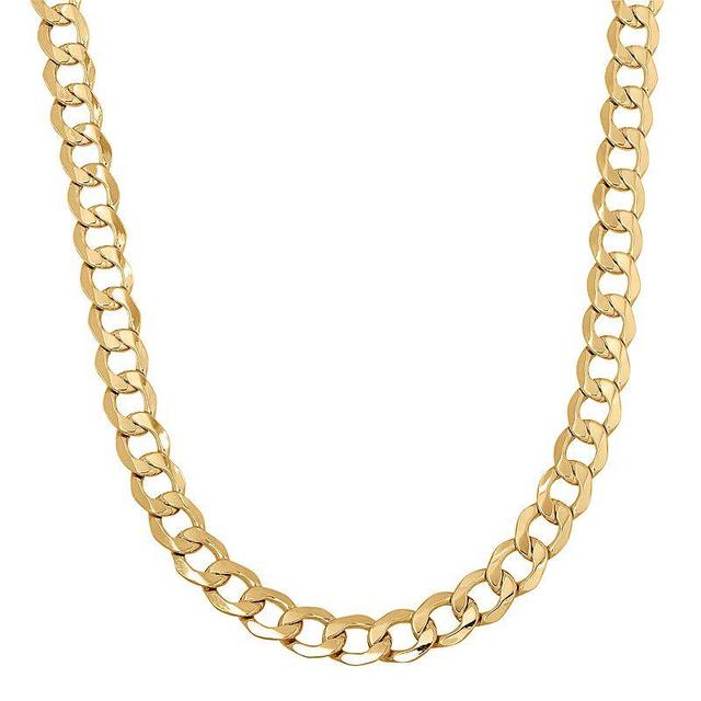 Everlasting Gold Mens 14k Gold Curb Chain Necklace - 22 in. Product Image