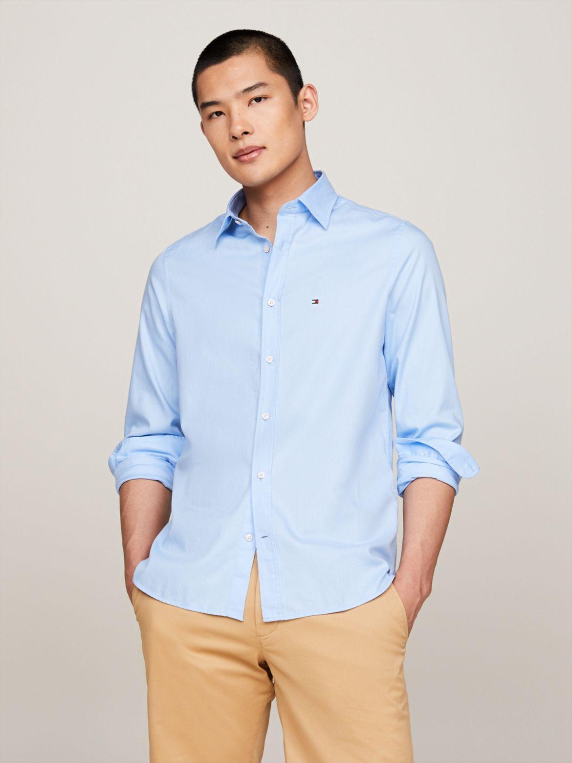 Tommy Hilfiger Men's Slim Fit THFlex Dobby Shirt Product Image