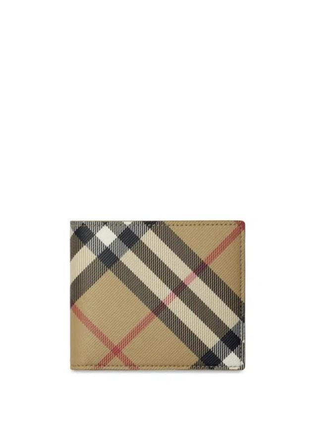 BURBERRY Beige Logo Wallet Product Image