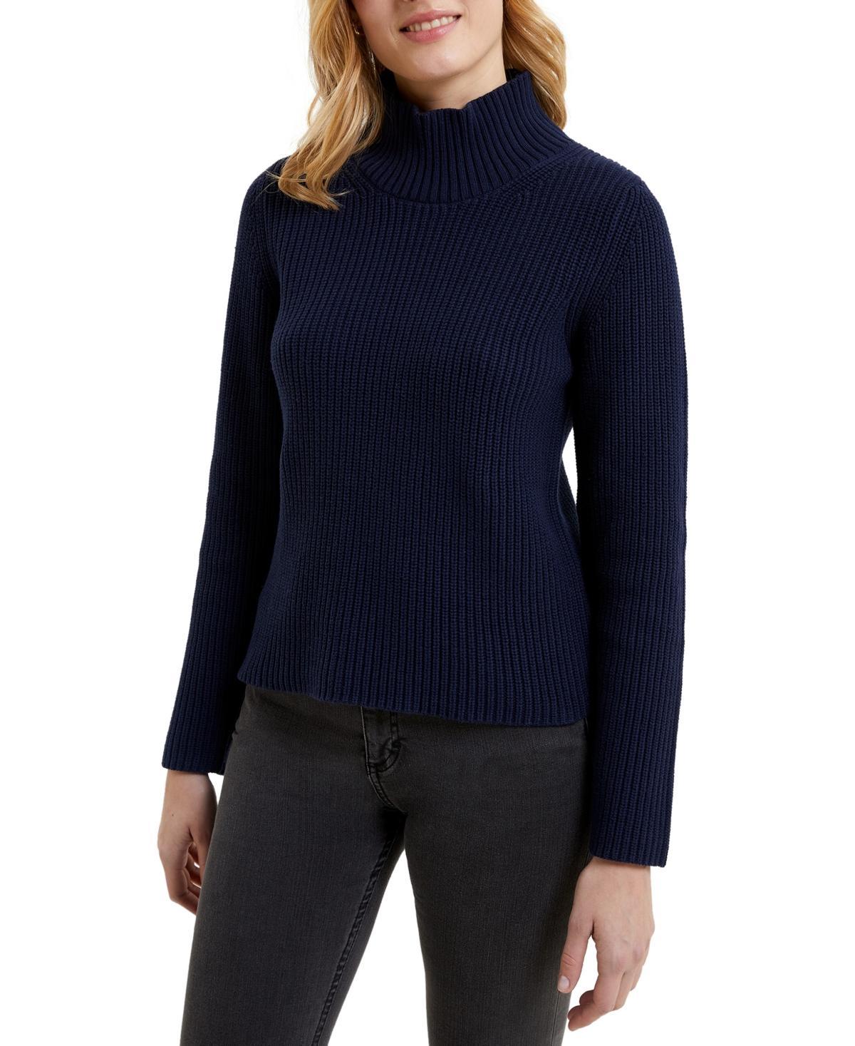 French Connection Womens Ribbed Cotton Turtleneck Sweater product image