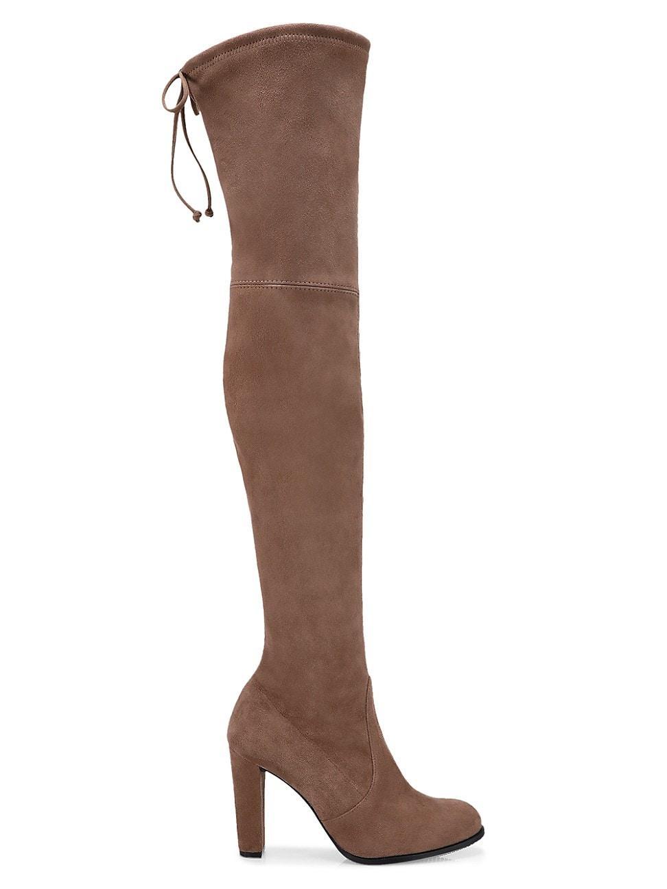 Womens Highland Over-The-Knee Suede Boots Product Image