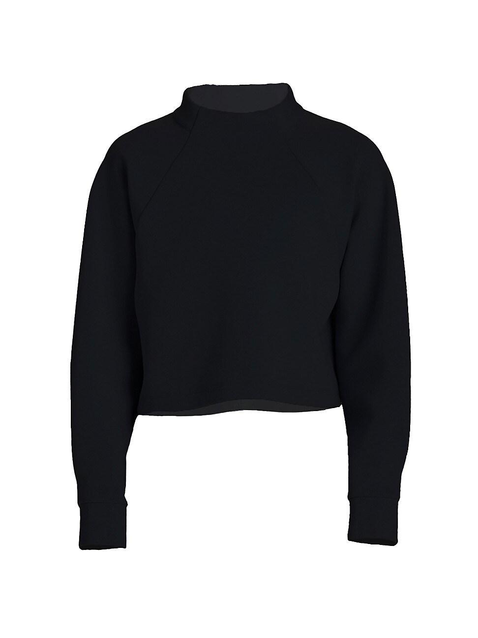 Womens Phoebe Mockneck Knit Sweatshirt Product Image