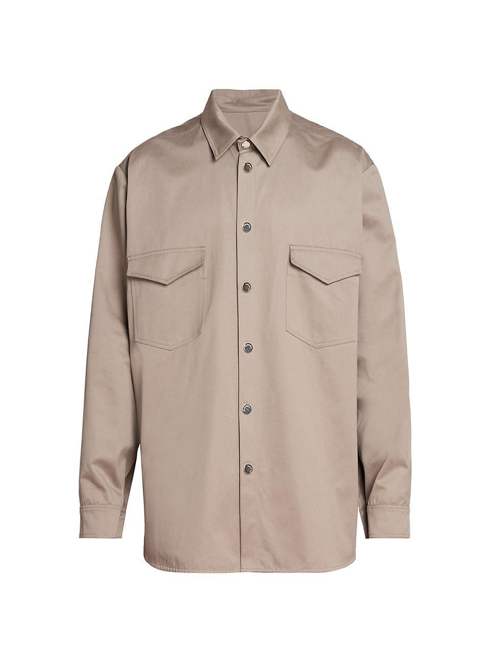 Mens Kinny Cotton Button-Front Shirt Product Image