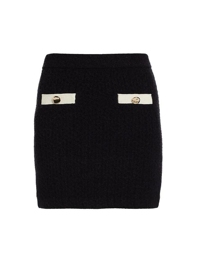 Womens Contrast Pocket Miniskirt Product Image