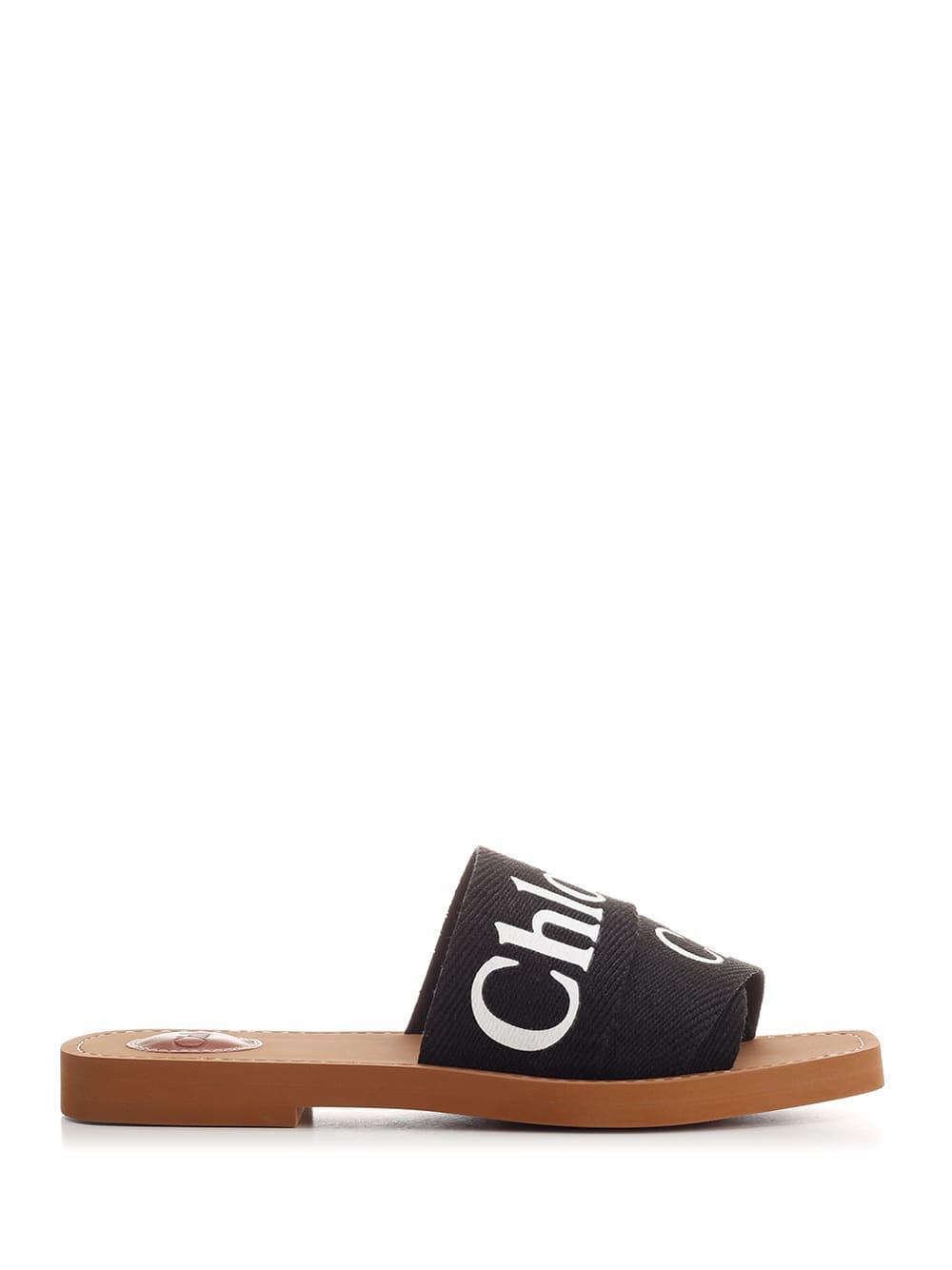 Woody Sandals In Black Product Image