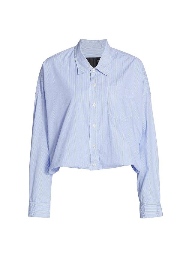 Womens Gathered Hem Shirt Product Image