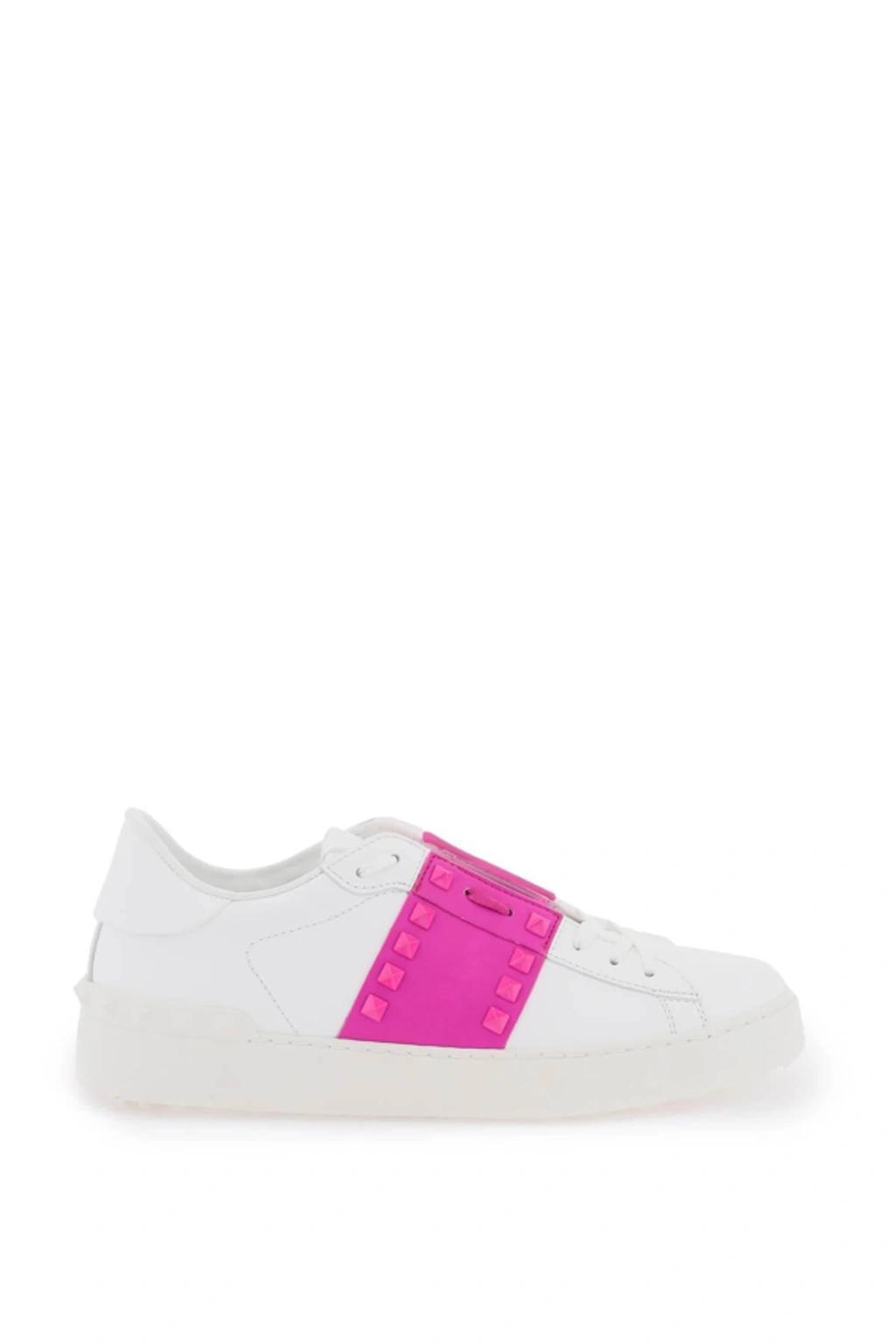 Rockstud Untitled Low-top Sneakers In White Product Image