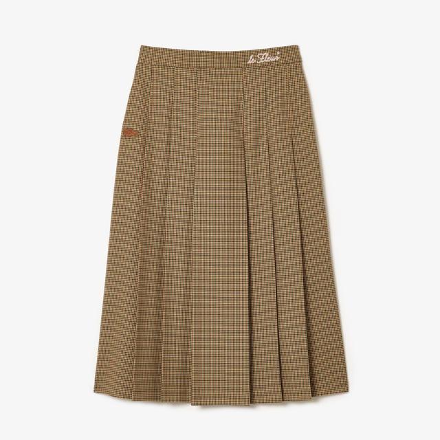 Lacoste x le FLEUR Checked Midi Skirt Product Image