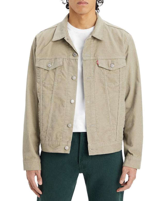 Levis Mens Regular-Fit Corduroy Trucker Jacket Product Image