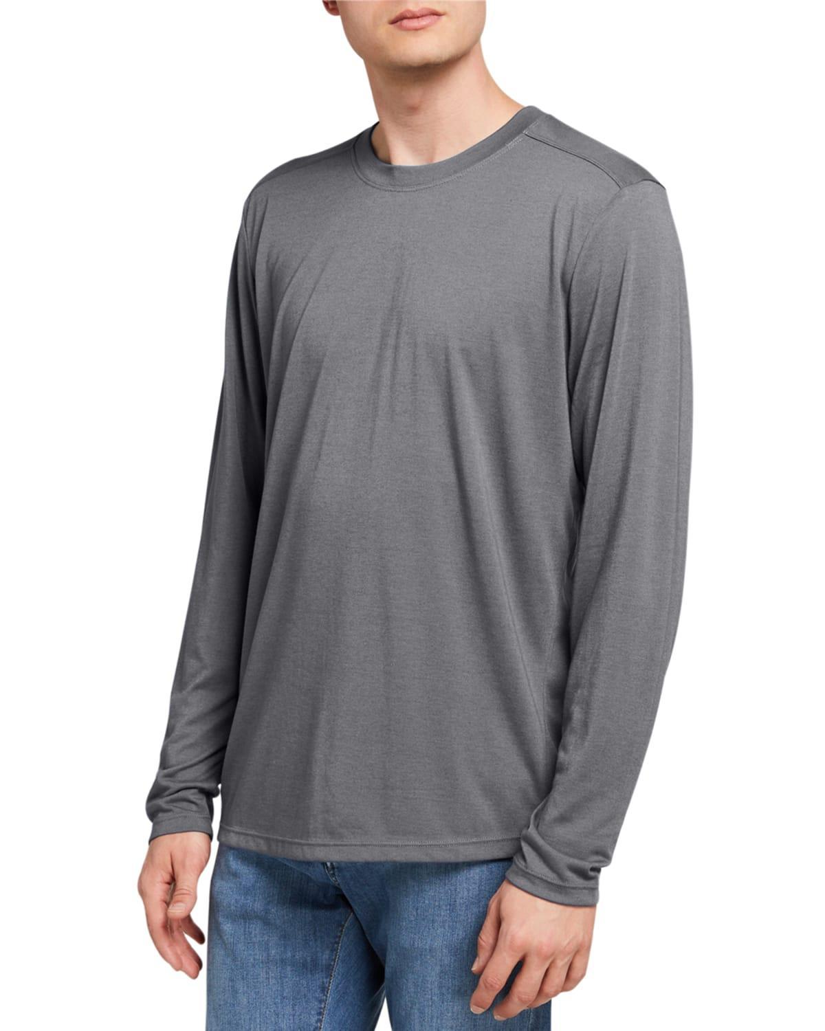 Fisher + Baker Men's Everyday Long-Sleeve T-Shirt - Size: M - NAVY Product Image