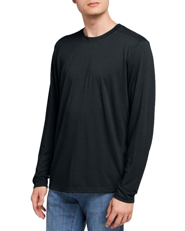 Fisher + Baker Men's Everyday Long-Sleeve T-Shirt - Size: M - NAVY Product Image