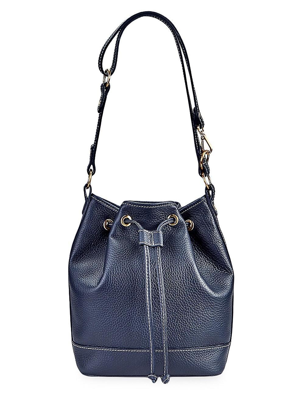 Womens Cassie Leather Bucket Bag Product Image