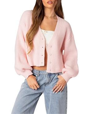 EDIKTED Sabrina Chunky Crop Cardigan Product Image