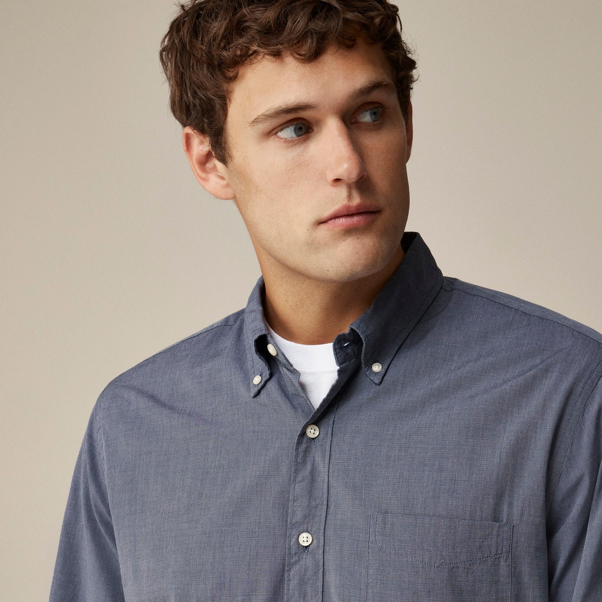 Secret Wash cotton poplin shirt Product Image