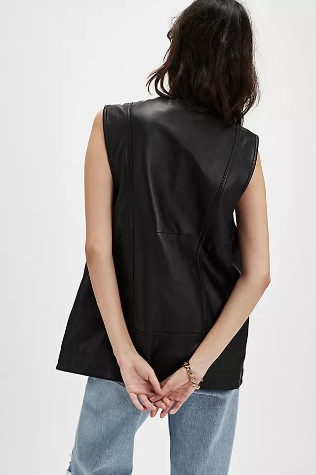 We The Free Valerie Leather Vest Product Image