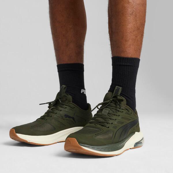 PUMA X-Cell Lightspeed Men's Running Shoes in Dark Olive/Black Product Image