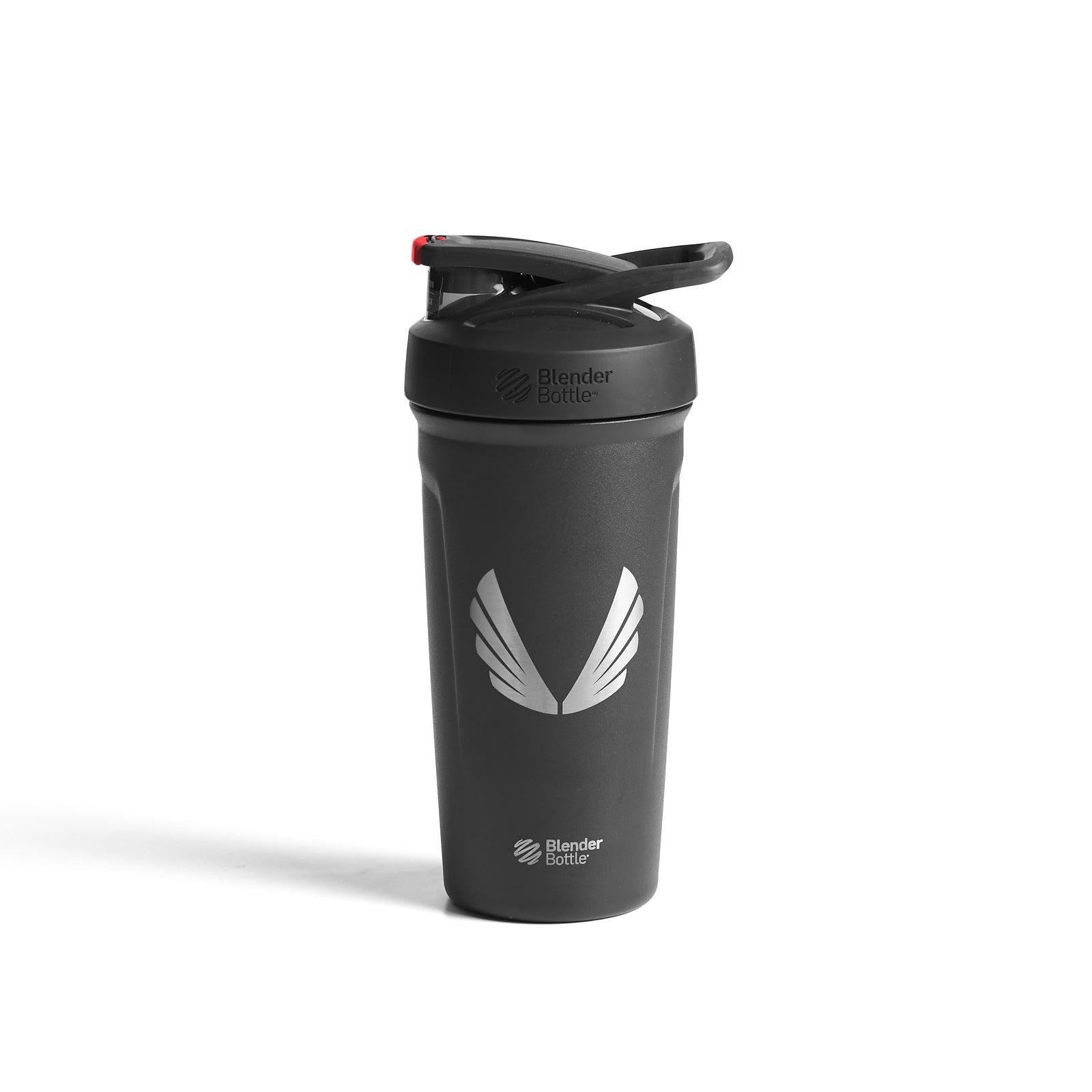 ASRV x Blender Bottle® Strada™ Insulated Stainless Steel Shaker - Black “ASRV” Product Image