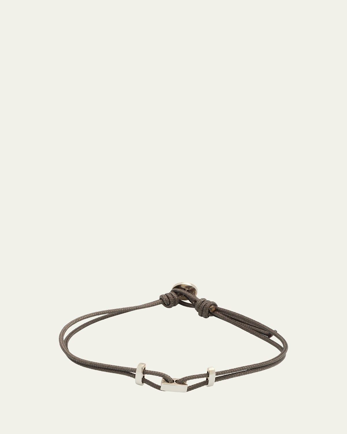 Mens 10K Gold Alexander Cord Bracelet Product Image