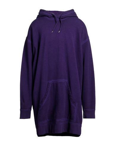 DSQUARED2 Man Sweatshirt Dark Purple Size M Cotton, Elastane Product Image