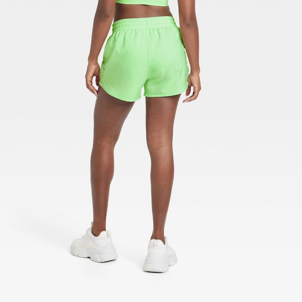 Womens Woven Mid-Rise Run Shorts 3 - All In Motion Light M Product Image