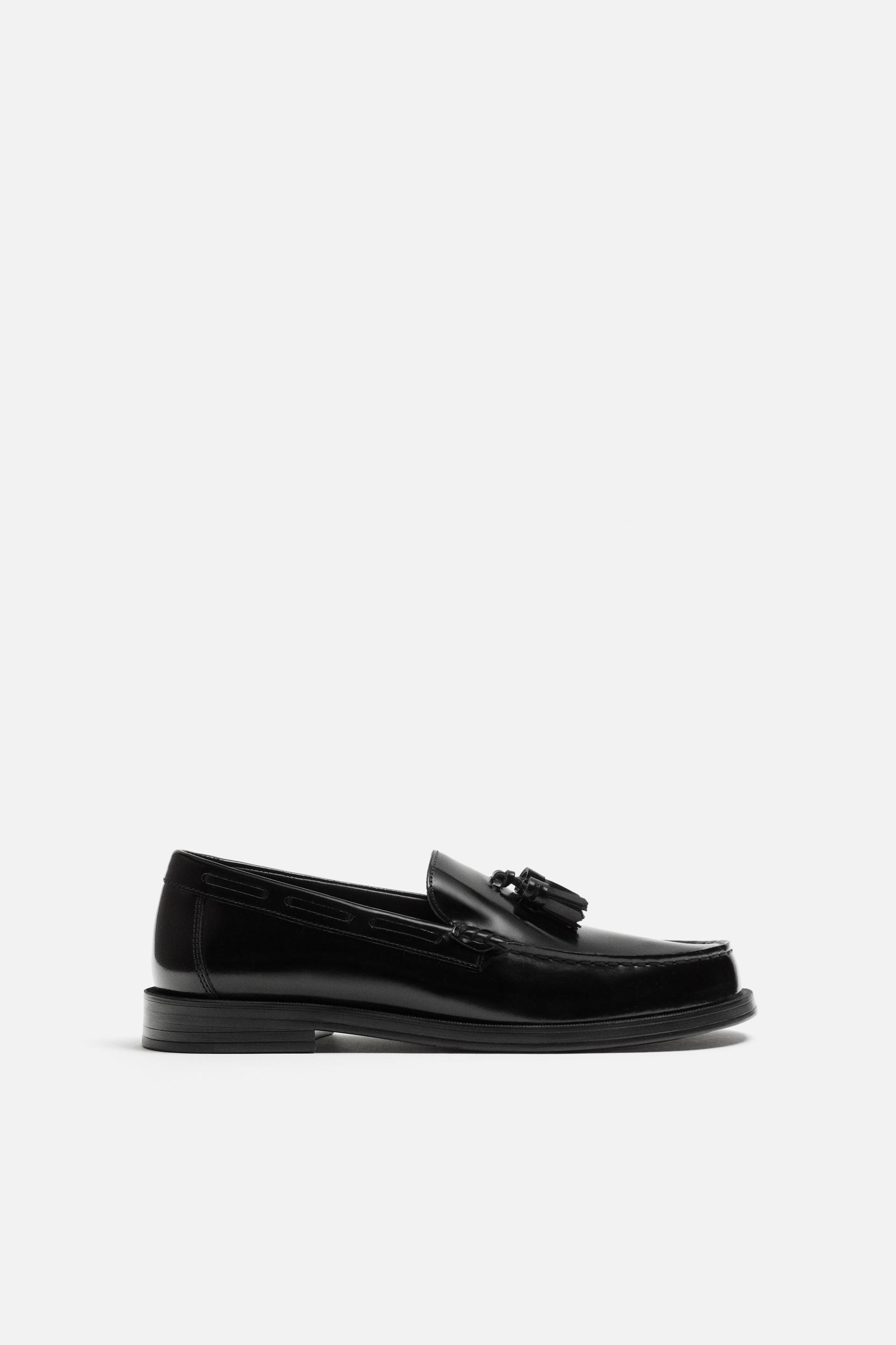 TASSEL LEATHER LOAFERS Product Image