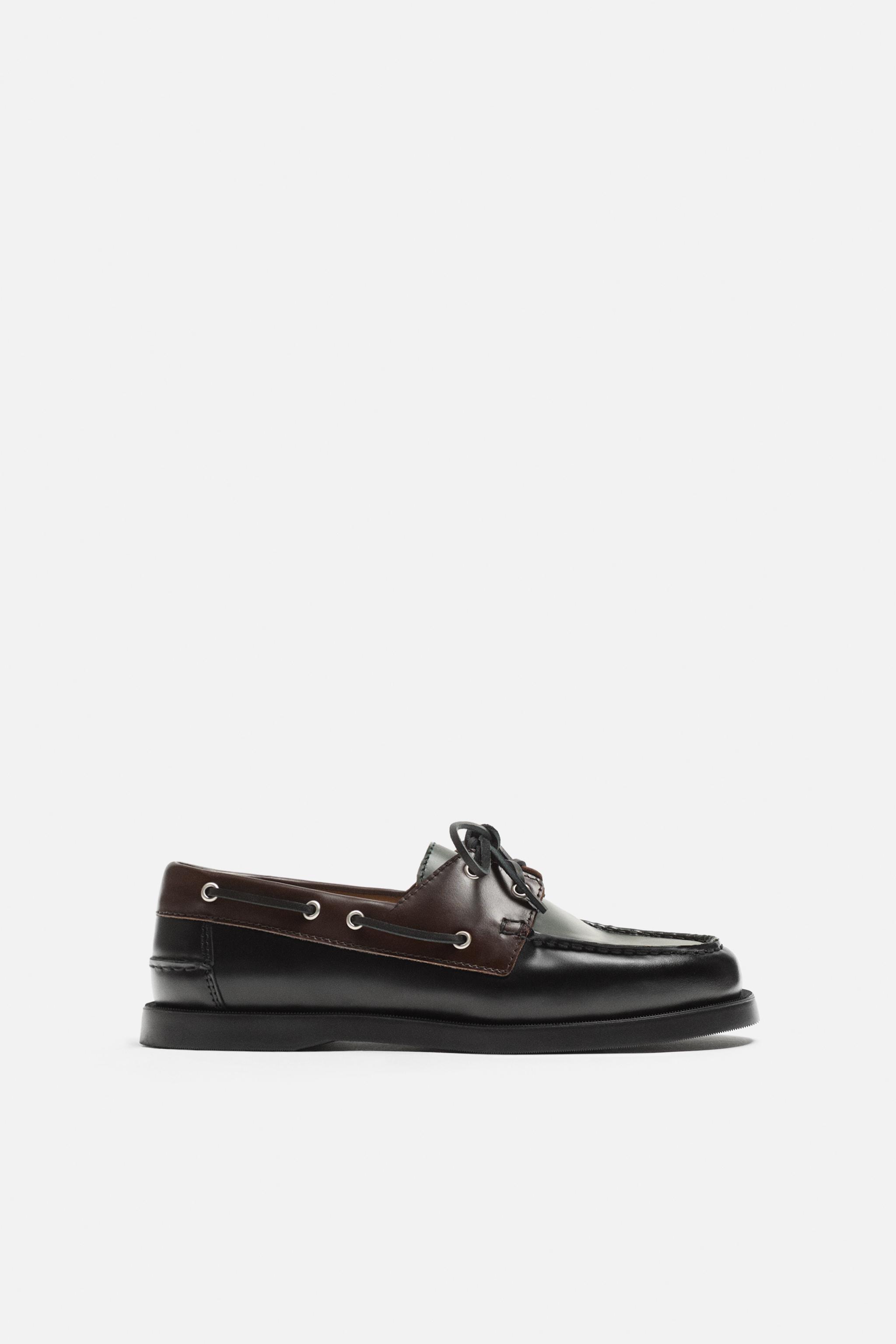 LEATHER BOAT SHOES product image