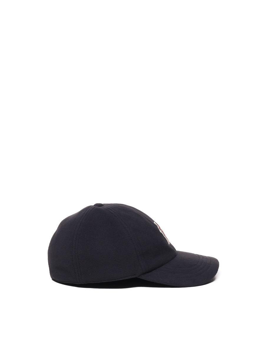 Cotton Baseball Cap In Black Product Image