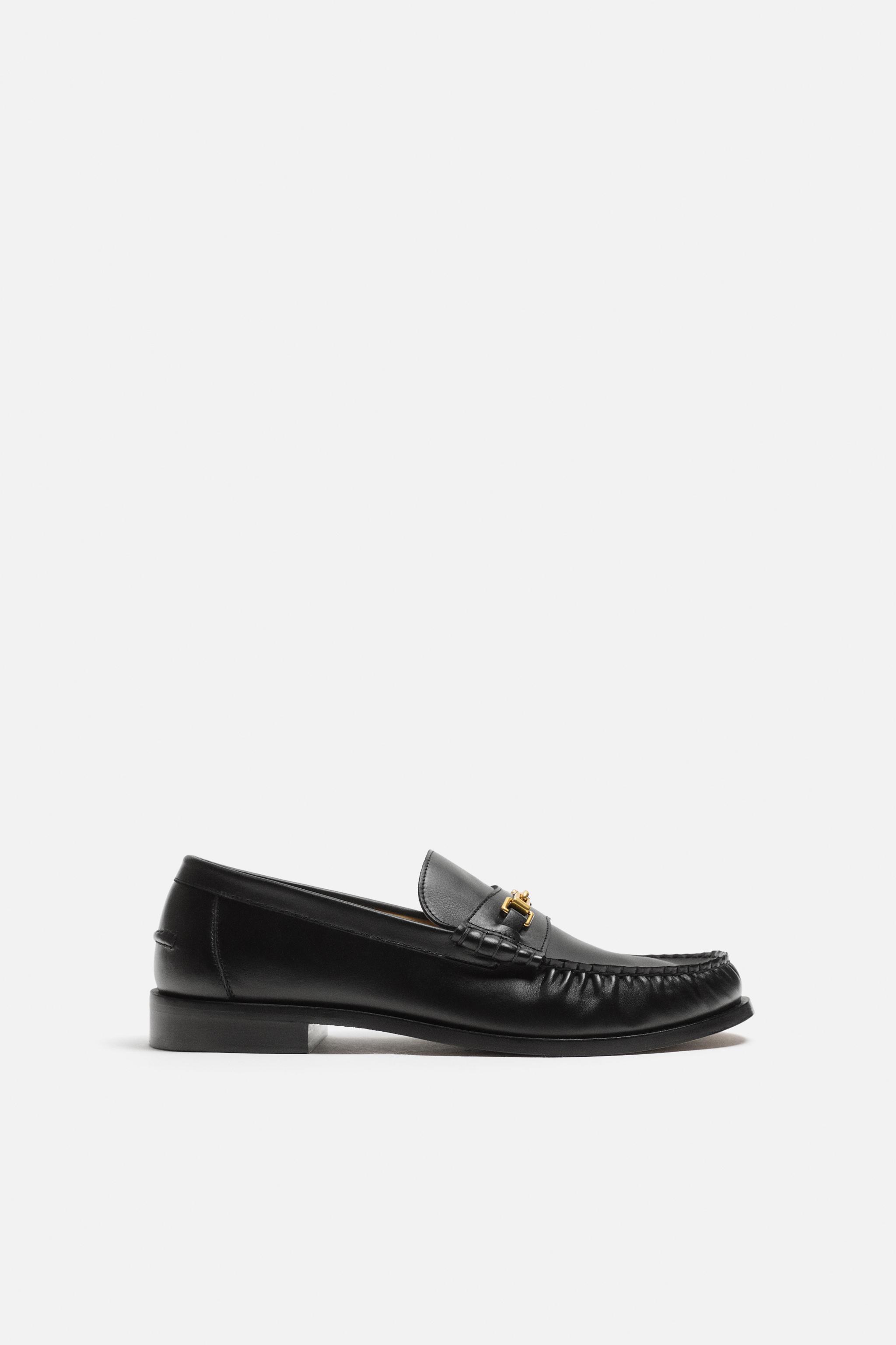 LEATHER PENNY LOAFERS Product Image