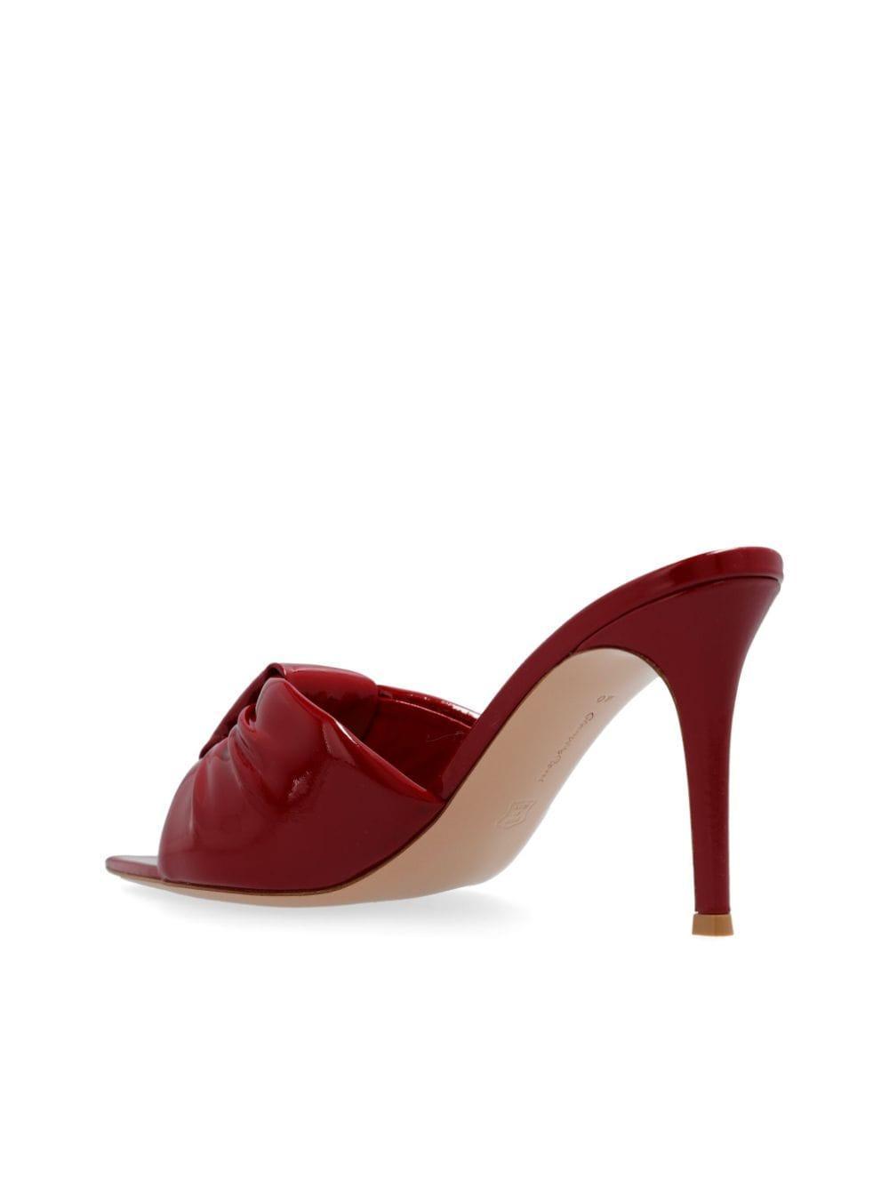 GIANVITO ROSSI Mule In Red Product Image