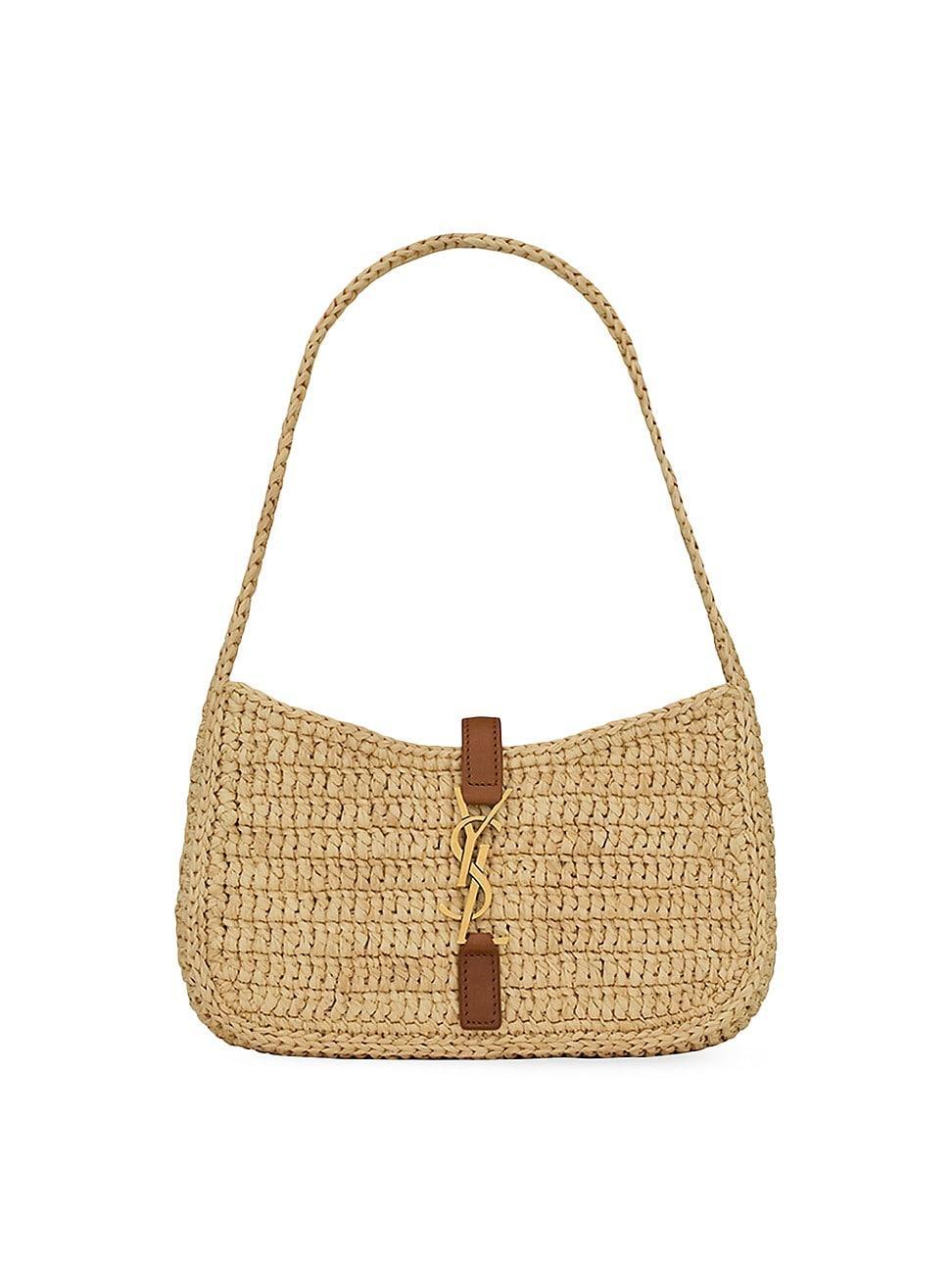 Womens Le 5 A 7 Mini Hobo Bag in Raffia Product Image