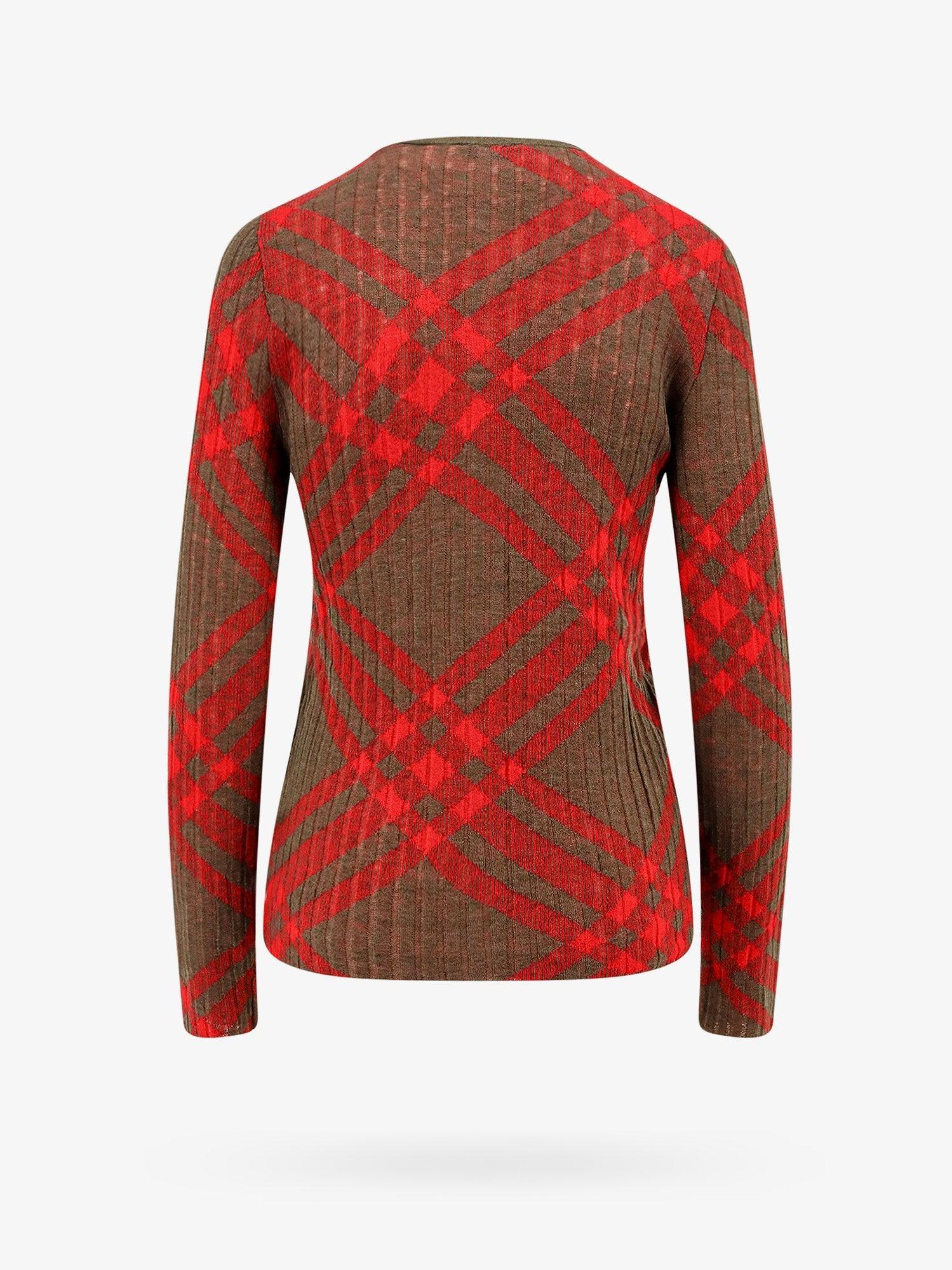 BURBERRY Brown And Red Knitwear Product Image